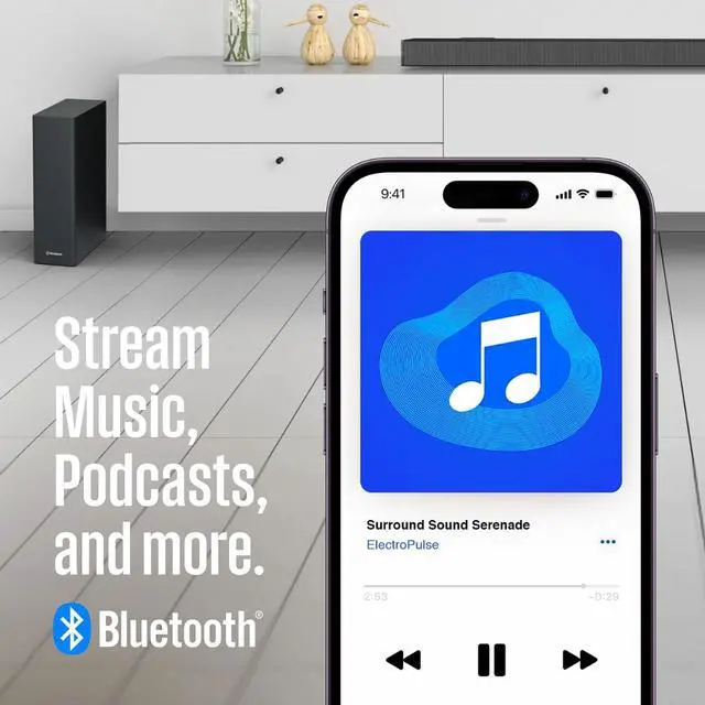 Alt view image 6 of 8 - Westinghouse WS512AWS 5.1.2 Channel Dolby Atmos Soundbar with Wireless Subwoofer, Black