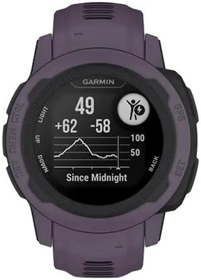 Alt view image 7 of 12 - Garmin Instinct 2S - Standard Edition Smart Watch Deep Orchid
