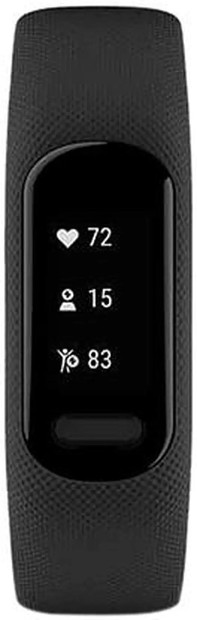 Alt view image 3 of 8 - Garmin Vívosmart 5, Large, Black | Wearable Fitness Tracker 010-02645-04