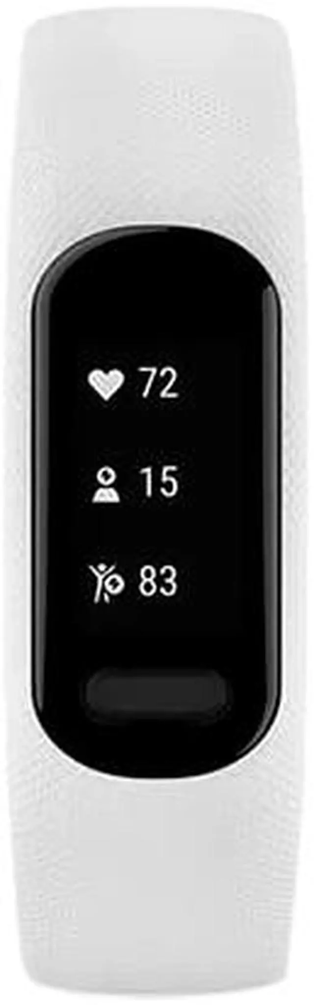Alt view image 3 of 8 - Garmin Vívosmart 5, Small/Medium, White | Fitness Tracker 010-02645-01