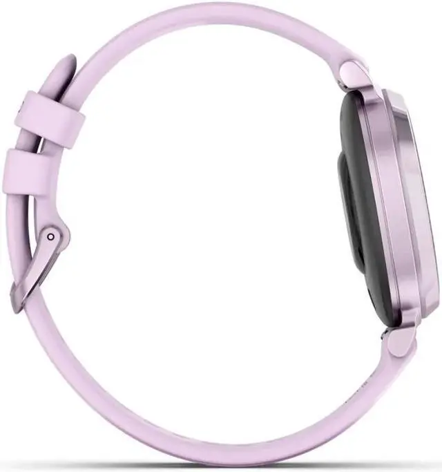 Alt view image 4 of 4 - Garmin Lily 2 Metallic Lilac with Lilac Silicone Band