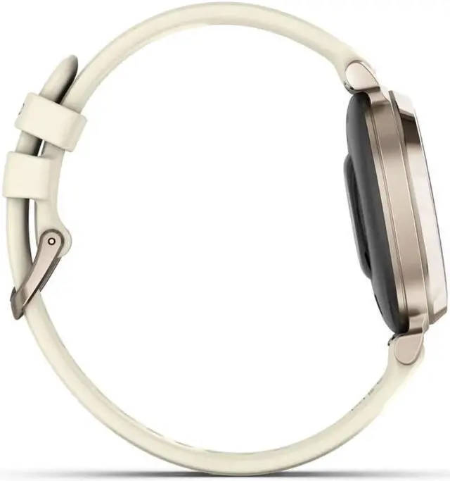 Alt view image 4 of 4 - Garmin Lily 2 Cream Gold with Coconut Silicone Band