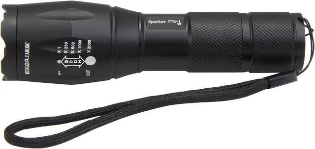 Alt view image 3 of 5 - Weiita Tactical LED Flashlight, 600LM, CREE LED