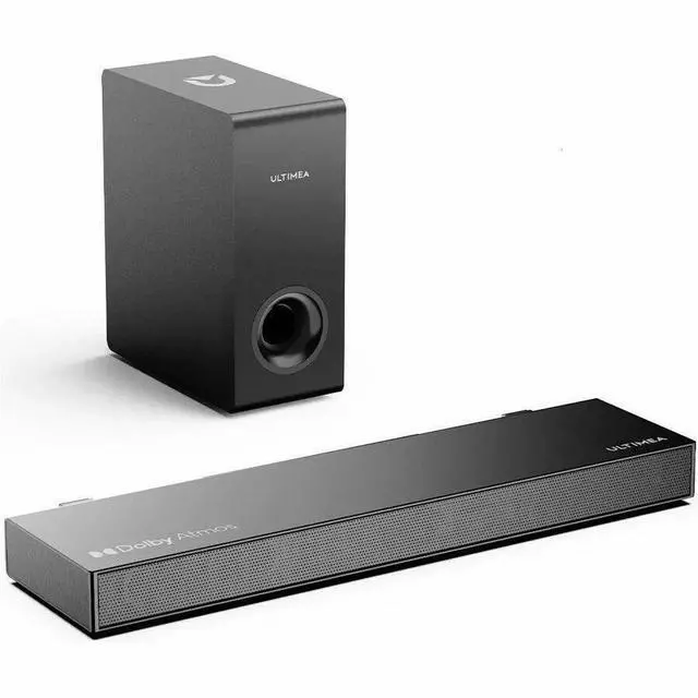 Alt view image 2 of 5 - Ultimea Nova S50 2.1CH Dolby Atmos Bluetooth Sound Bar Speaker U2120 - Black