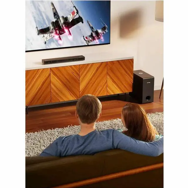 Alt view image 5 of 5 - Ultimea Nova S50 2.1CH Dolby Atmos Bluetooth Sound Bar Speaker U2120 - Black