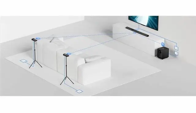 Alt view image 4 of 4 - Ultimea Nova S90 7.1.4CH Dolby Atmos Bluetooth Sound Bar Speaker System U4420 - Black