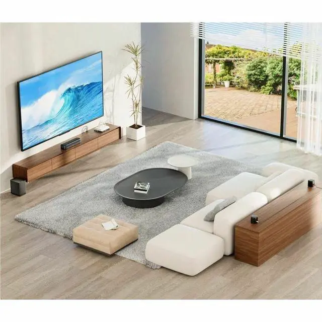 Alt view image 6 of 6 - Ultimea Aura A30 5.1CH Virtual Surround Sound Bluetooth Sound Bar Speaker - Black