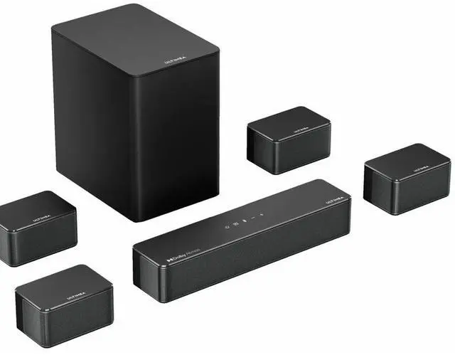 Main image of Ultimea Poseidon D80 Dolby Atmos 7.1CH Bluetooth Sound Bar Speaker System (U2620) - Black