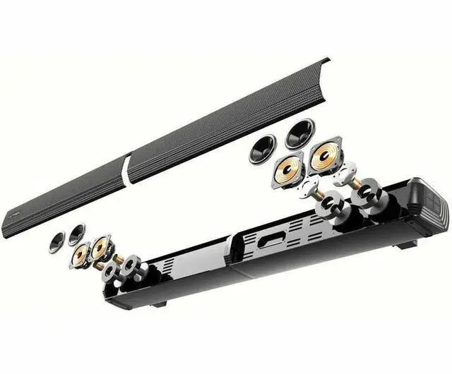 Alt view image 6 of 7 - Ultimea Apollo S60 Dolby Atmos 4.1CH Detachable Bluetooth Soundbar (U3620) - Black