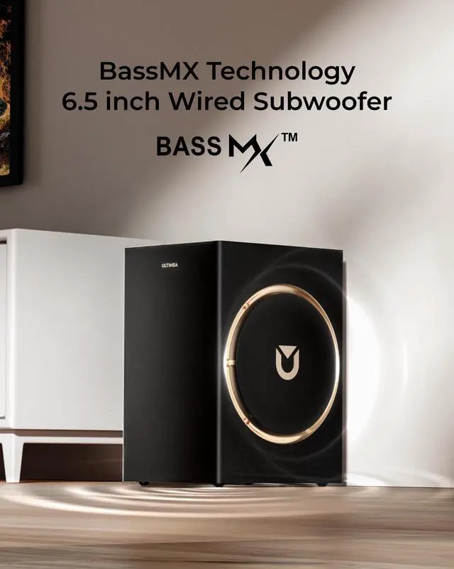 Alt view image 3 of 8 - ULTIMEA Skywave F30 3.1.2 Bluetooth Sound Bar Speaker - 360 W RMS