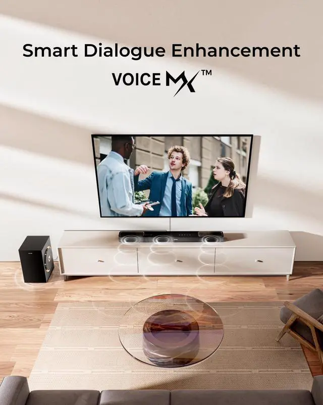 Alt view image 5 of 8 - ULTIMEA Skywave F30 3.1.2 Bluetooth Sound Bar Speaker - 360 W RMS