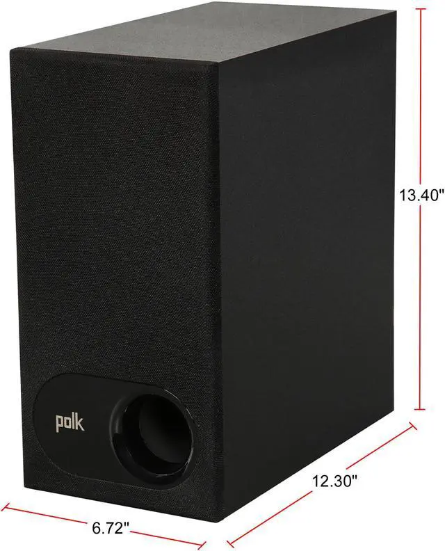 Alt view image 3 of 16 - Polk Audio Signa S2 Universal TV Sound Bar and Wireless Subwoofer System