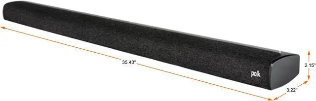 Alt view image 4 of 12 - Polk Audio Polk Signa S3 2.1 CH Sound Bar