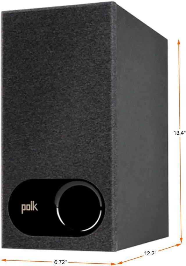 Alt view image 8 of 12 - Polk Audio Polk Signa S3 2.1 CH Sound Bar