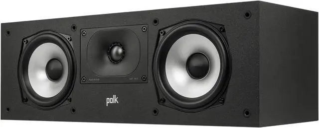 Alt view image 3 of 11 - Polk Monitor XT30 High-Resolution Center Channel Speaker - Black