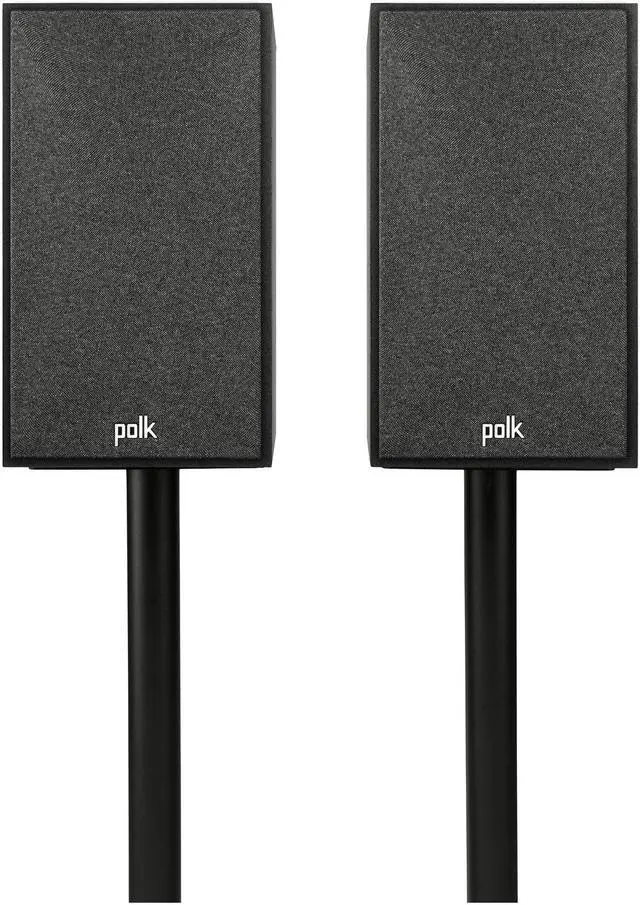 Alt view image 2 of 10 - Polk Audio Monitor XT20 High-Resolution Large Bookshelf Speaker Pair - Black