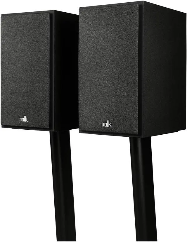 Alt view image 4 of 10 - Polk Audio Monitor XT20 High-Resolution Large Bookshelf Speaker Pair - Black