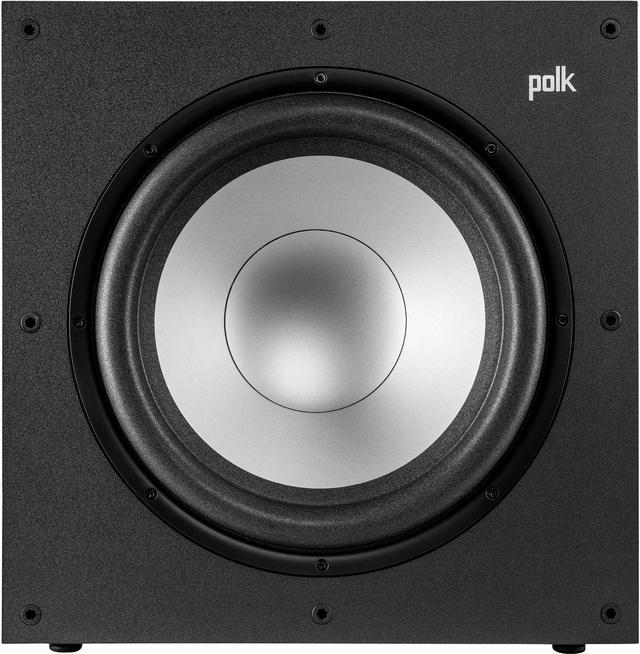 Polk - Monitor XT12 12" 100W Class Amplifier Subwoofer - Midnight Black Home Audio Speakers - Newegg.com
