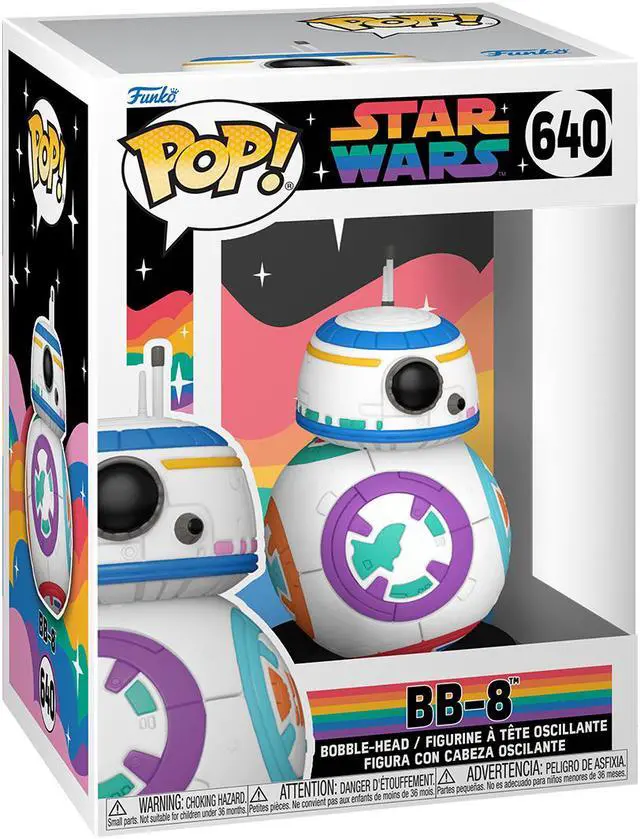 Alt view image 3 of 3 - Funko Pop! Rainbow BB-8 Star Wars  72019