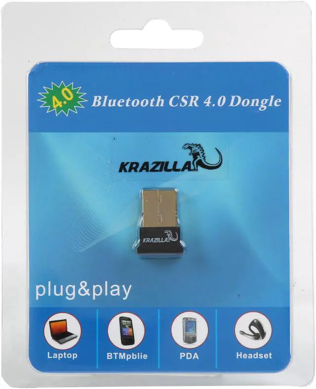 Alt view image 5 of 5 - Krazilla KZA-BF01 USB 2.0  Bluetooth 4.0 Adapter wireless Bluetooth Grade A CSR 4.0 Dongle adapter compatible with windows