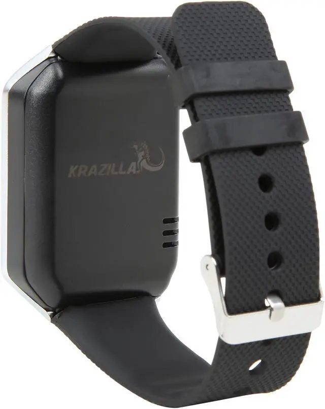 Alt view image 4 of 6 - Krazilla Bluetooth Smart Watch for Android Phones - Black/Silver