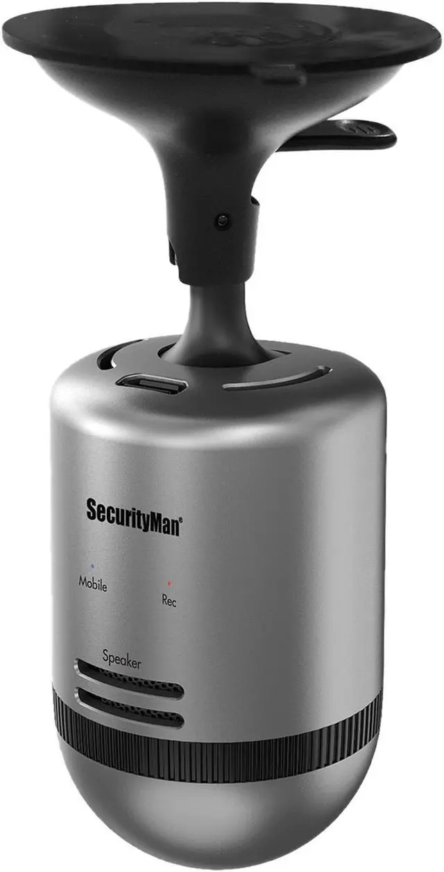 Alt view image 3 of 3 - Macally CARCAMGPS Full HD Car Dash Camera Recorder with GPS Log Black