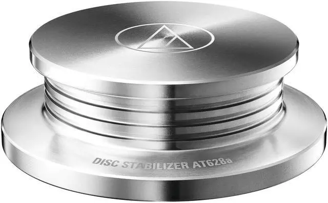 Main image of Audio Technica AT628A Premium Disk Stabilizer - Stainless Steel (Sliver)