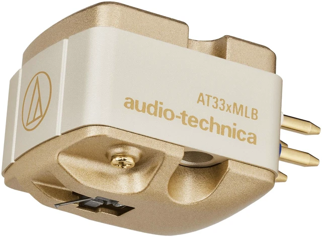Main image of Audio Technica AT33XMLB Dual Moving Coil Stereo Cartridge, Microlinear Duralumin Cantilever (Gold/White)
