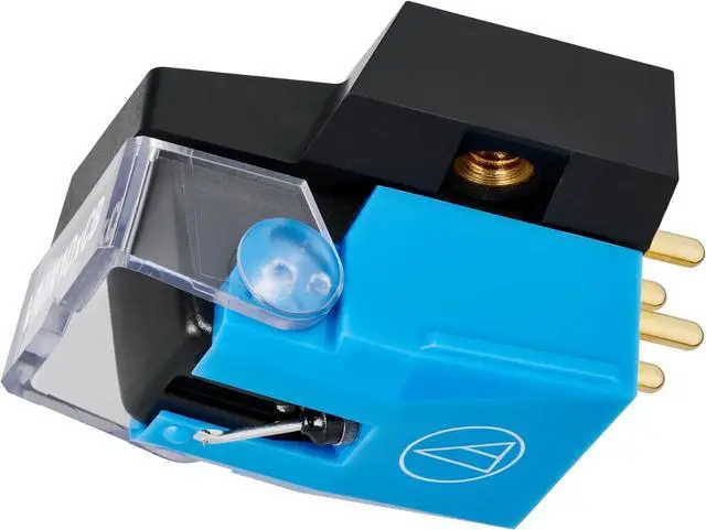 Alt view image 2 of 2 - Audio Technica AT-VM610xMONO Dual Moving Magnet Phono Cartridge with Bonded Conical Mono Stylus Blue/Black