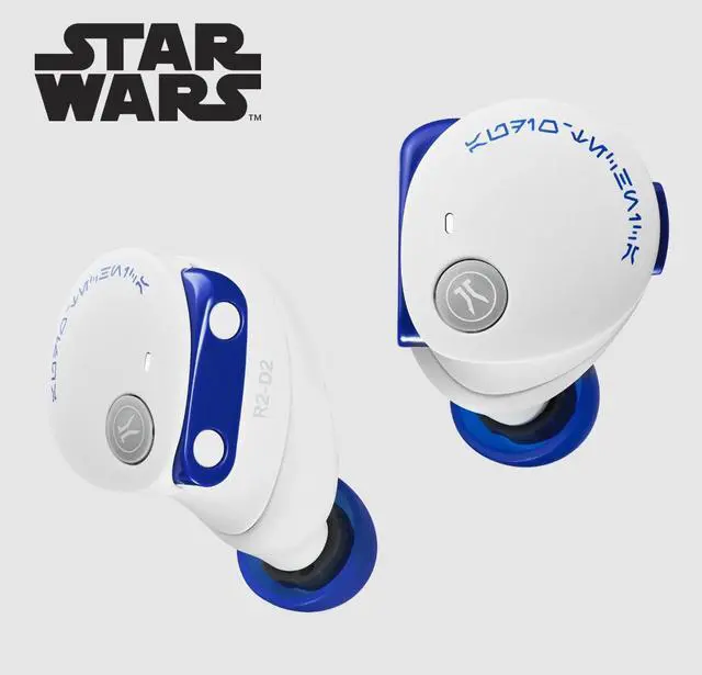 Main image of Audio Technica ATH-CKS50TW2R2 Star Wars R2D2 Bluetooth Earphones Ltd Ed (Blue/White)