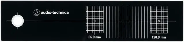 Main image of Audio Technica AT-CAP1 Cartridge Alignment Protractor (Black)
