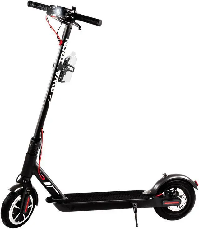 Alt view image 3 of 9 - Swagtron Foldable Electric Scooter with Additional Mount 96268-2 SG-5S Black – Newegg Exclusive