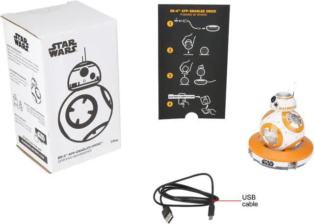 Alt view image 7 of 7 - Sphero BB8-R Star Wars - Hero Droid - Fully Interactive Droid