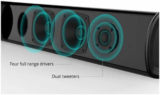 Alt view image 2 of 4 - Amtone ASB9920 2 CH Sound Bar