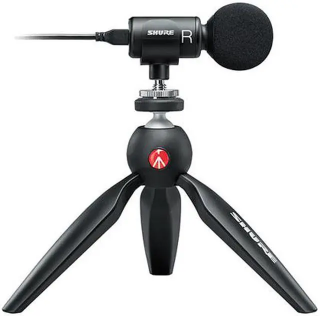 Alt view image 4 of 20 - Shure - MV88+ Video Kit Digital Condenser Stereo Microphone for portable audio & video recording