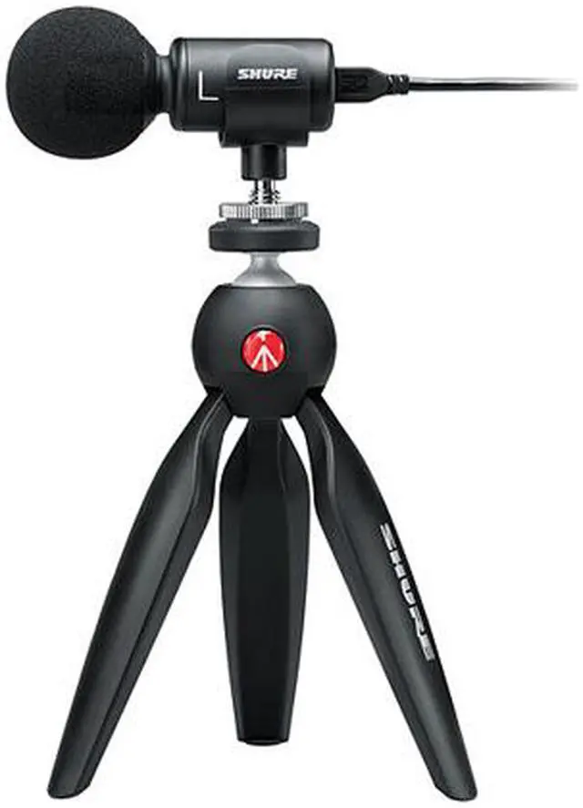 Alt view image 6 of 20 - Shure - MV88+ Video Kit Digital Condenser Stereo Microphone for portable audio & video recording