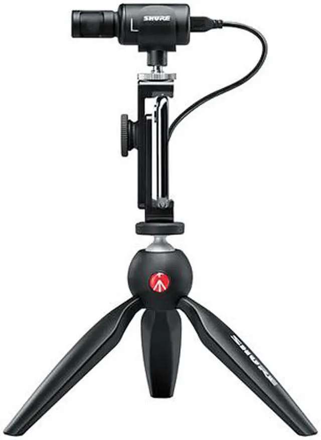 Alt view image 2 of 20 - Shure - MV88+ Video Kit Digital Condenser Stereo Microphone for portable audio & video recording
