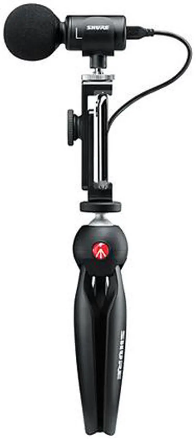 Alt view image 3 of 20 - Shure - MV88+ Video Kit Digital Condenser Stereo Microphone for portable audio & video recording