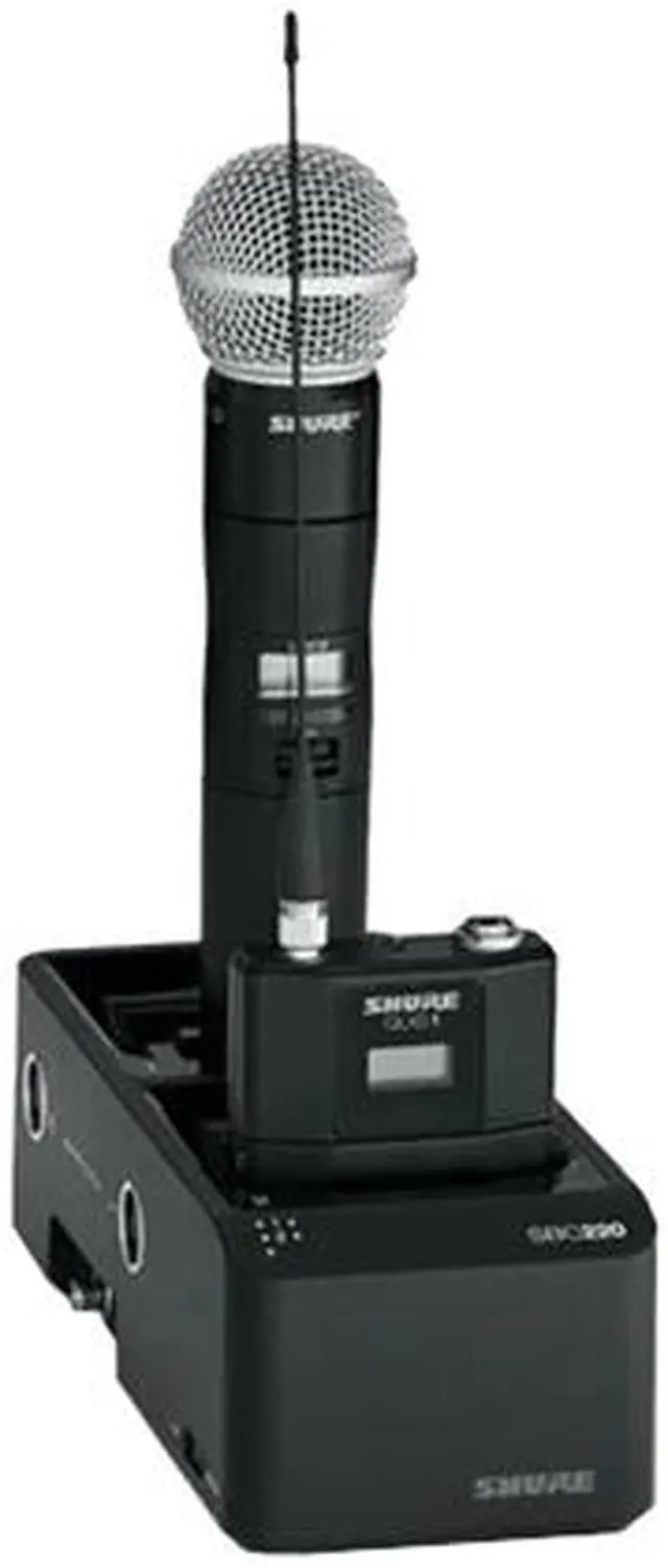 Alt view image 2 of 2 - Shure SBC220-US Networked 2Bay Battery Charger