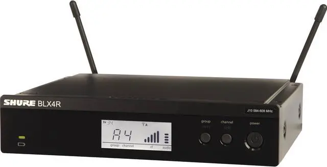 Main image of Shure BLX4R=-J11 Wireless Receiver for BLX-R Wireless System, Frequency Band Version: 596 - 616 MHz (J11)