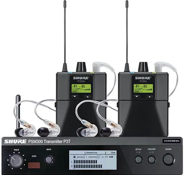 Main image of Shure P3TRA215TW H20 In Ear Wireless Twin Pack Sys