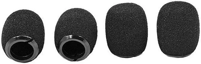 Alt view image 2 of 2 - Shure RK183WS Black Snap-Fit Foam Windscreens