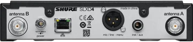 Alt view image 4 of 6 - Shure SLXD14/SM35-J52 Wireless System with SLXD1 Bodypack Transmitter and SM35 Headset Mic, Frequency Band Version: J52