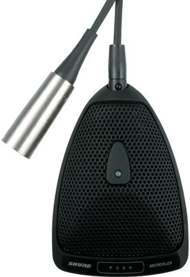 Alt view image 4 of 4 - Shure MX393/C Microflex Cardioid Black Boundary Condenser Microphone for Installs (XLR Connector)