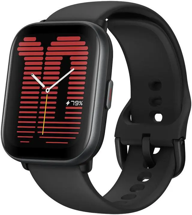 Alt view image 2 of 6 - Amazfit Active Smart Watch, 42mm - Midnight Black