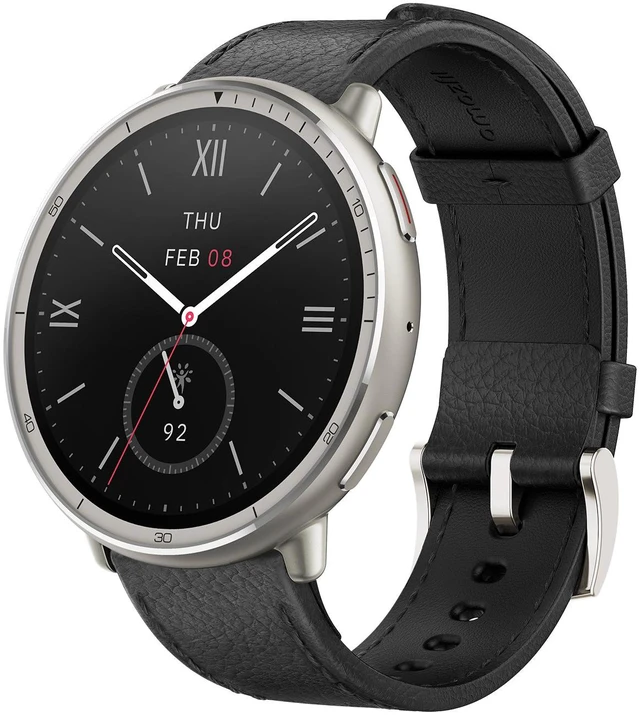 Main image of Amazfit Active 2 Black Leather Round - W2437GL1N