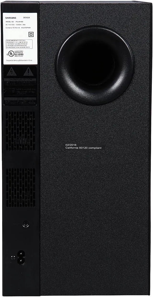 Alt view image 9 of 10 - Samsung HW-K450 Soundbar w/ Wireless Subwoofer