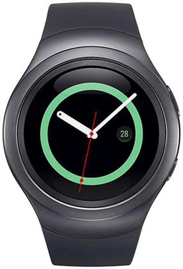 Alt view image 2 of 3 - Samsung SM-R730A RB Galaxy Gear S2 Smartwatch Black