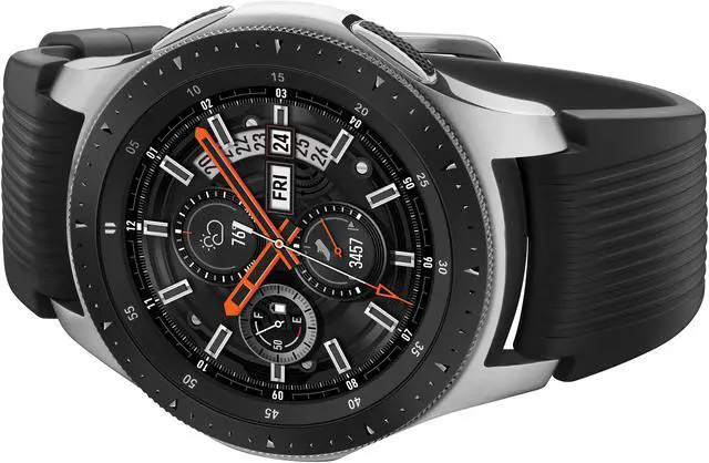 Alt view image 4 of 13 - Samsung Galaxy Watch (46mm) Silver - Bluetooth