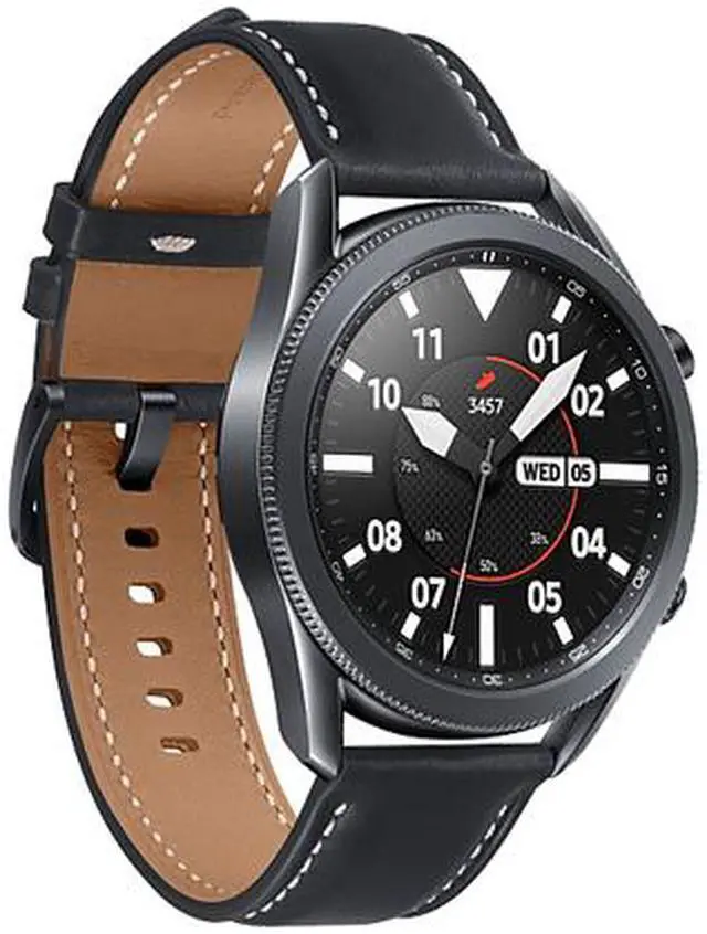 Alt view image 4 of 6 - Samsung Galaxy Watch3 Bluetooth Smart Watch - 45mm - Mystic Black